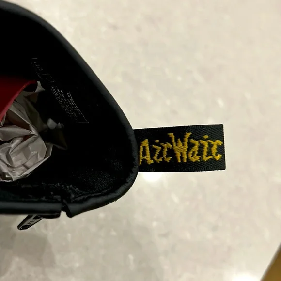 Dr. Martens 1460 kids ankle Maroon Boots sz 1 cherry red leather hightop shoes - Picture 11 of 16